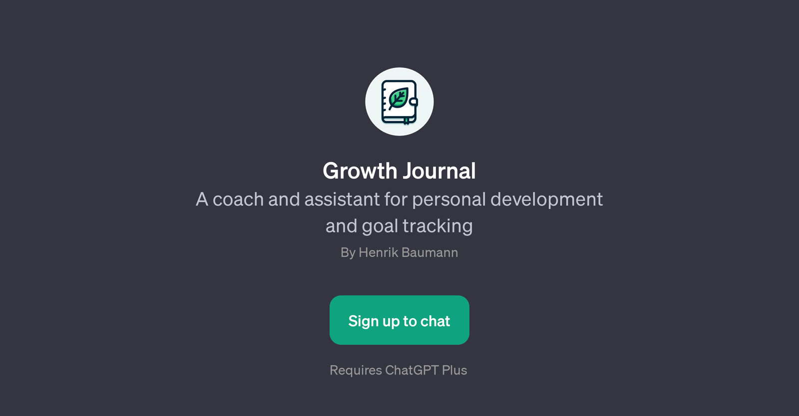 Growth Journal