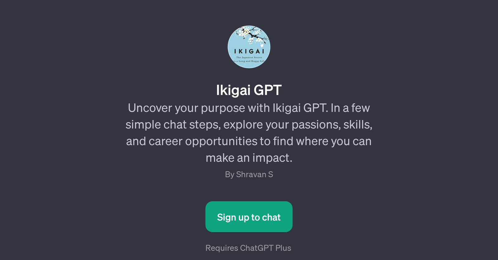 Ikigai GPT