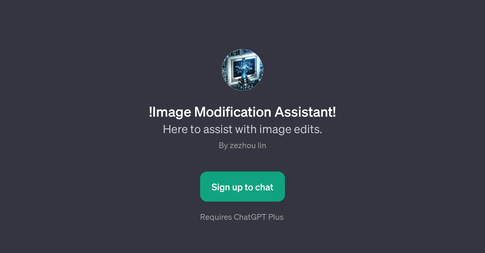 Image Modification Assistant