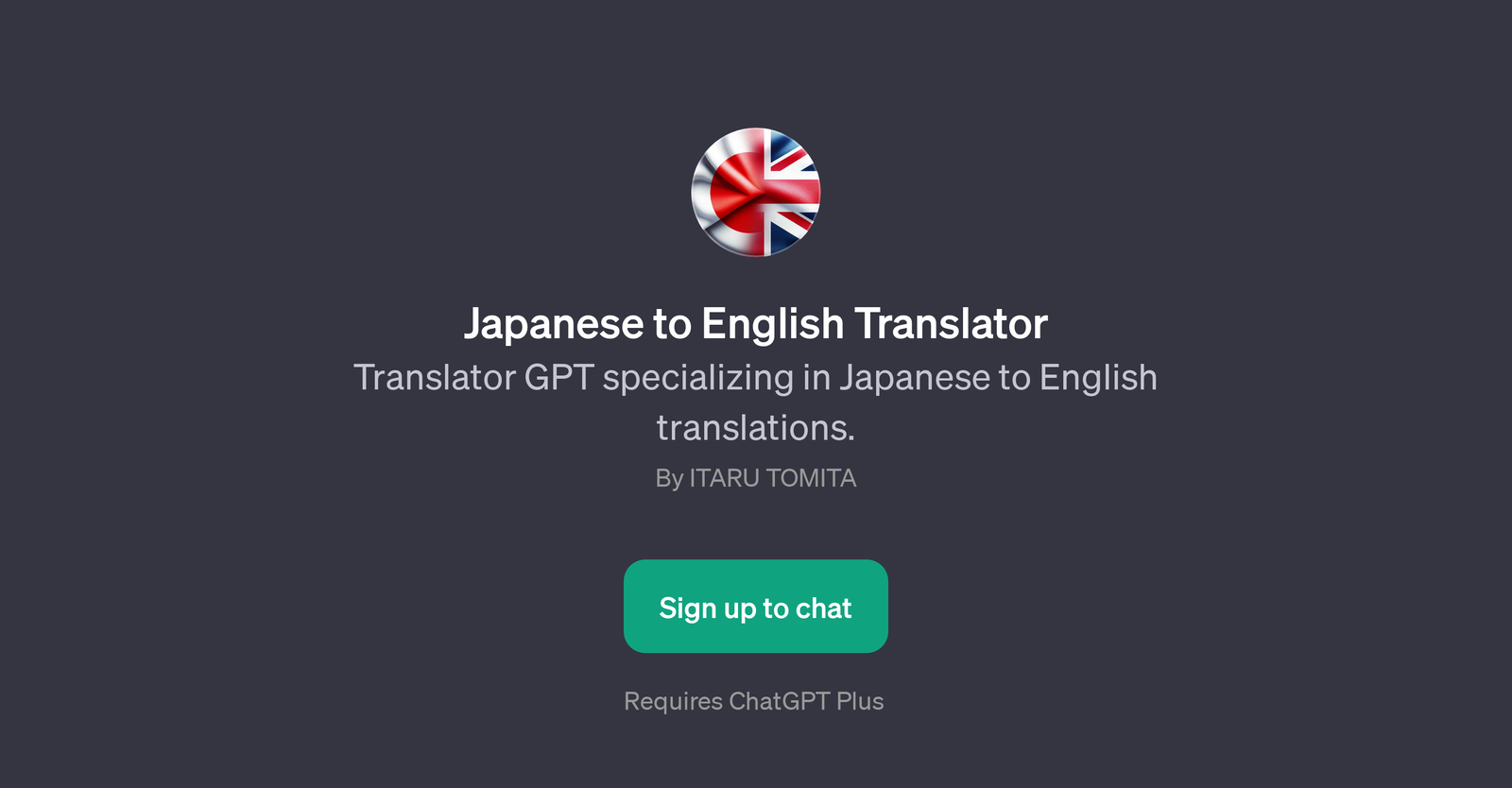 Japanese to English Translator