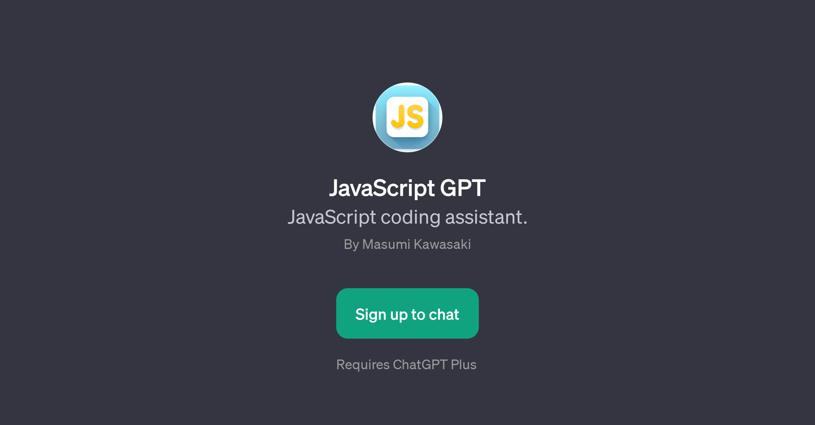 JavaScript GPT