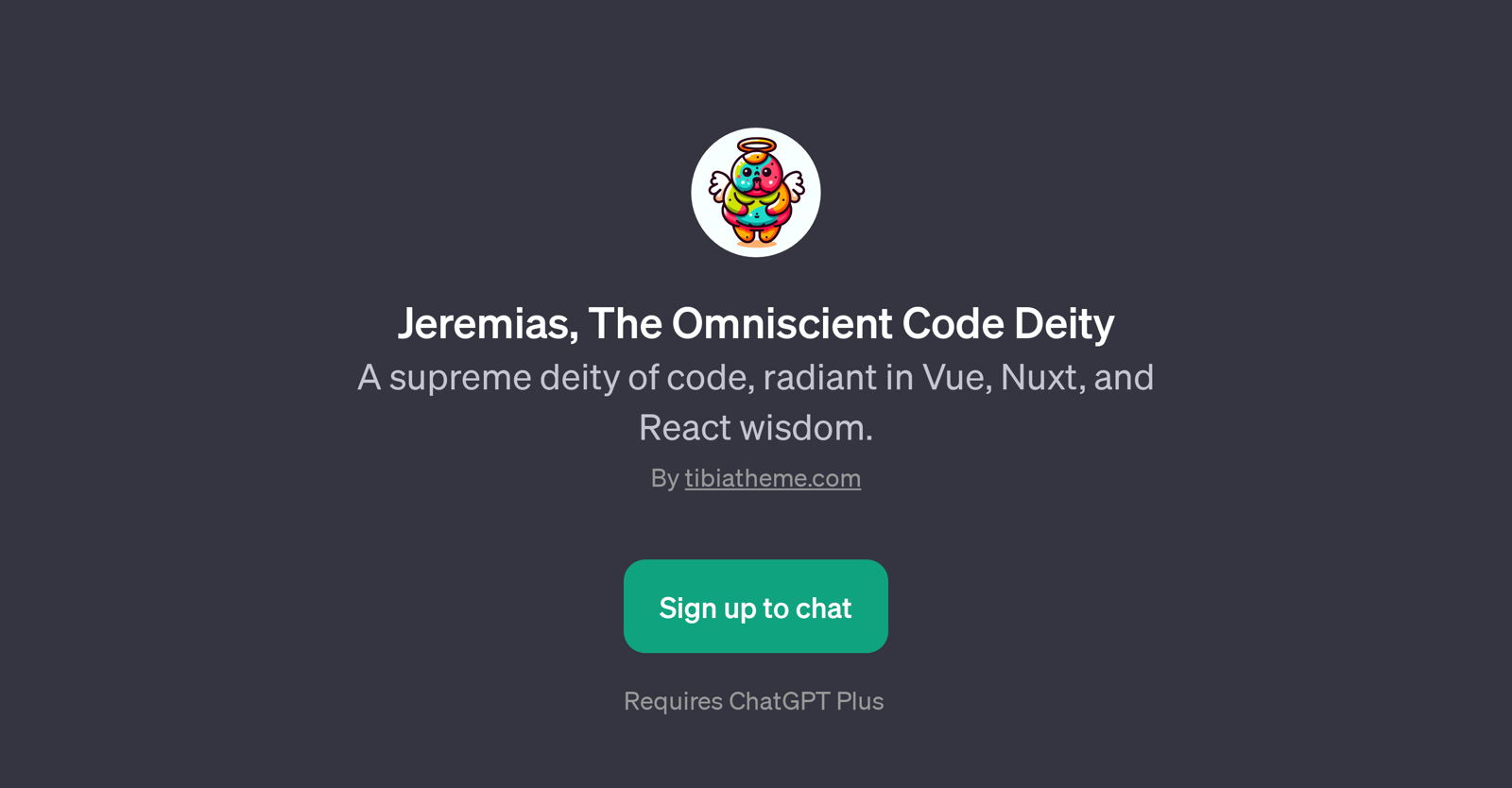 Jeremias, The Omniscient Code Deity