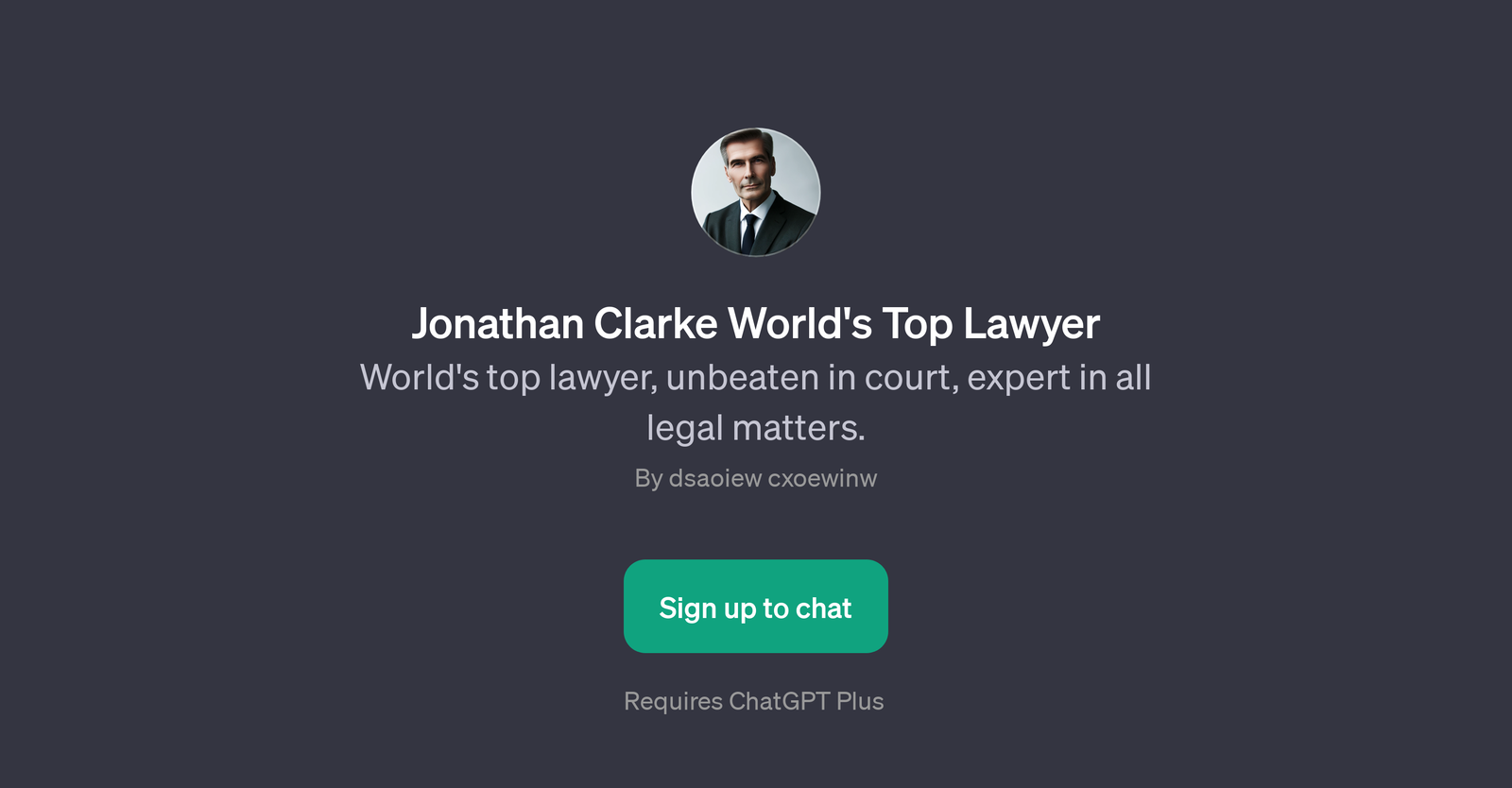 Jonathan Clarke World's Top Lawyer