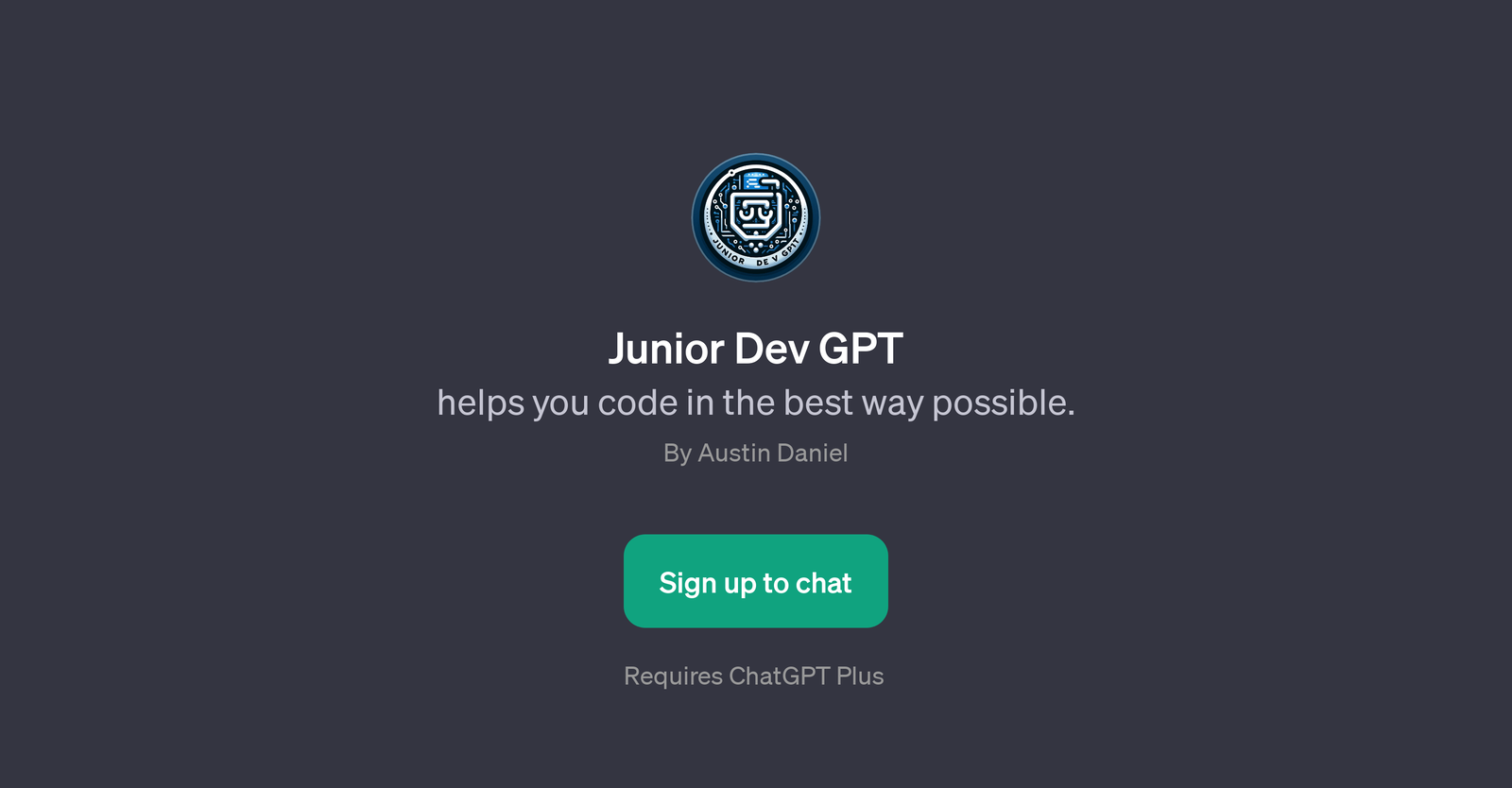 Junior Dev GPT