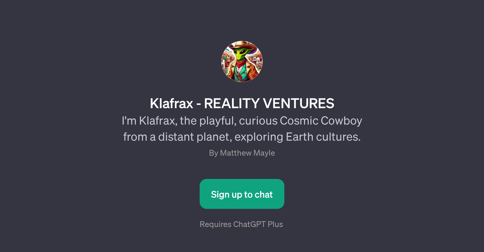 Klafrax - REALITY VENTURES