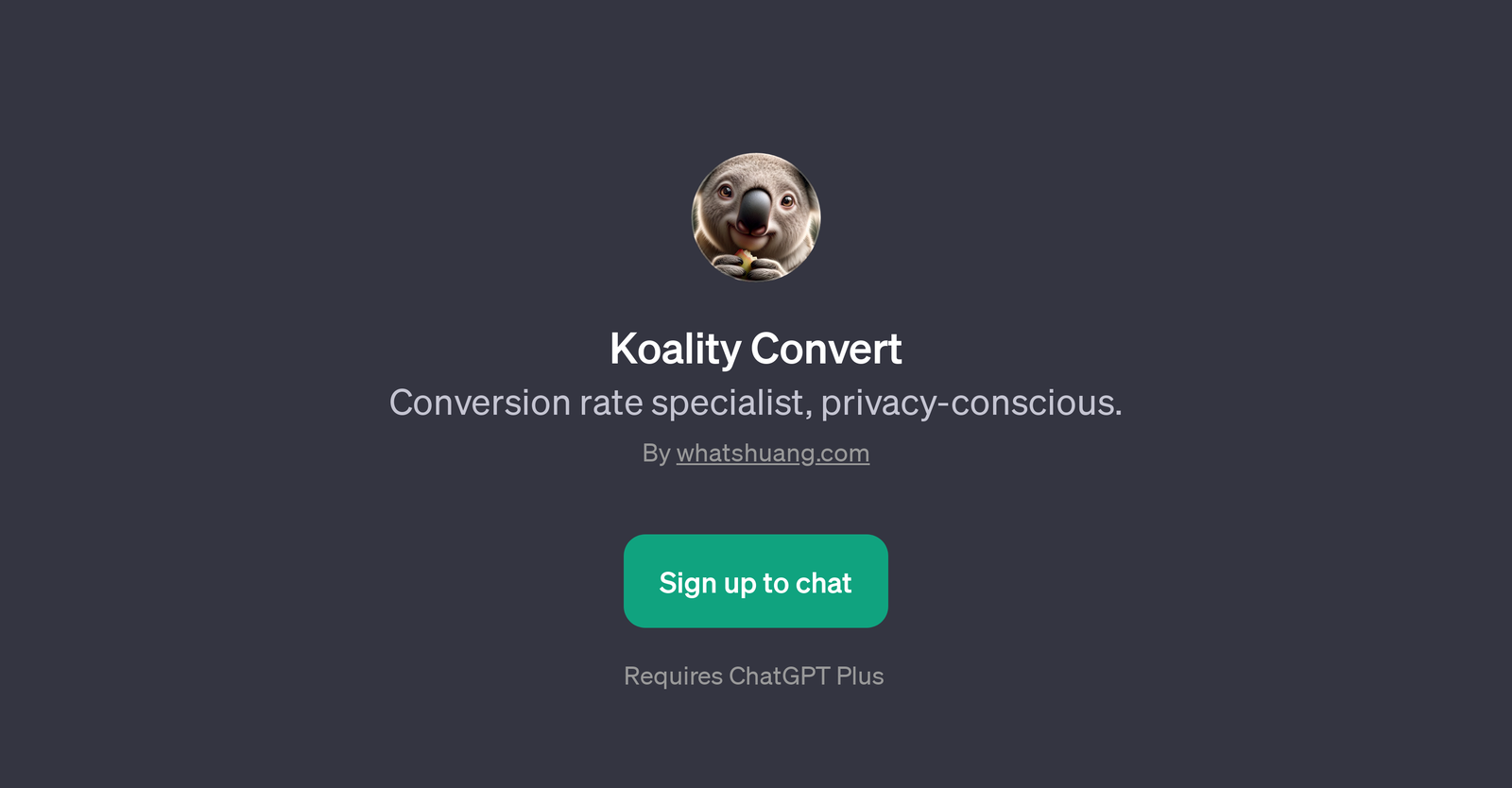 Koality Convert