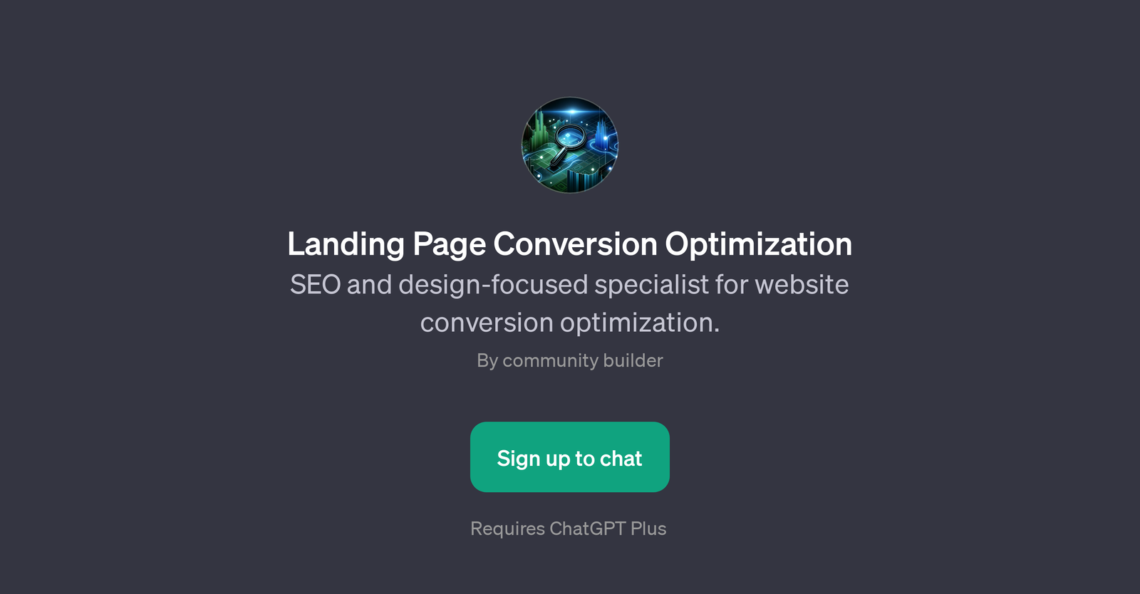 Landing Page Conversion Optimization GPT