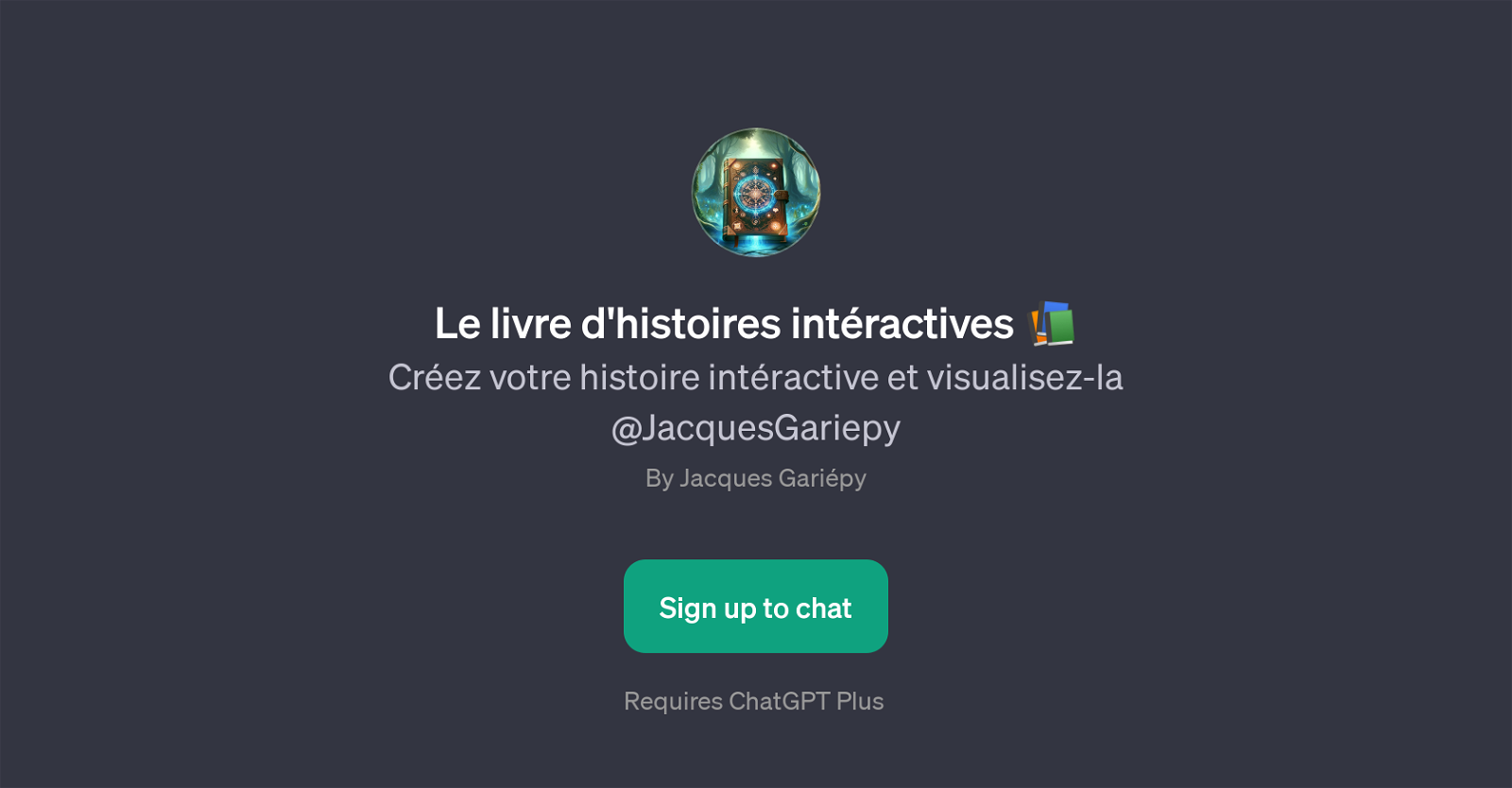 Le livre d'histoires intractives