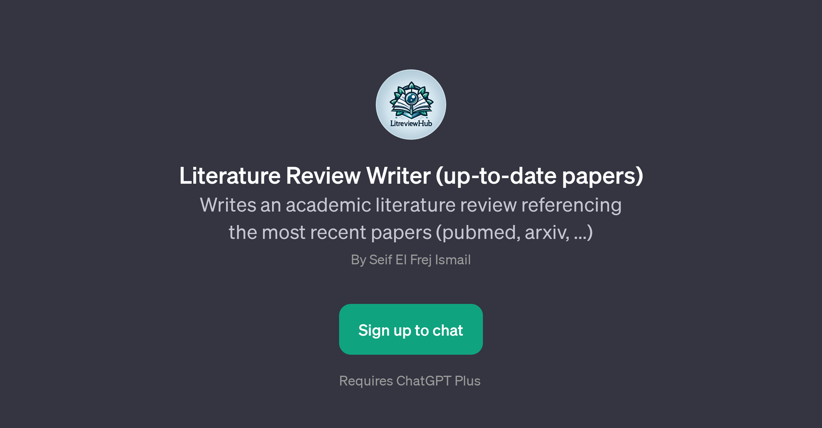 Literature Review Writer