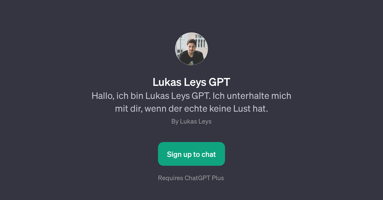 Lukas Leys GPT