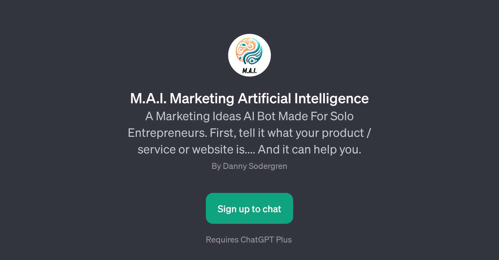 M.A.I. Marketing Artificial Intelligence