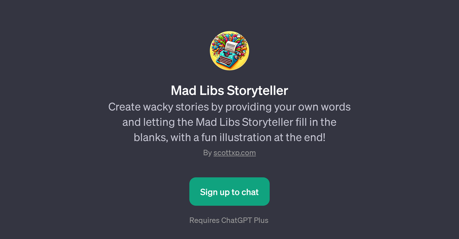 Mad Libs Storyteller