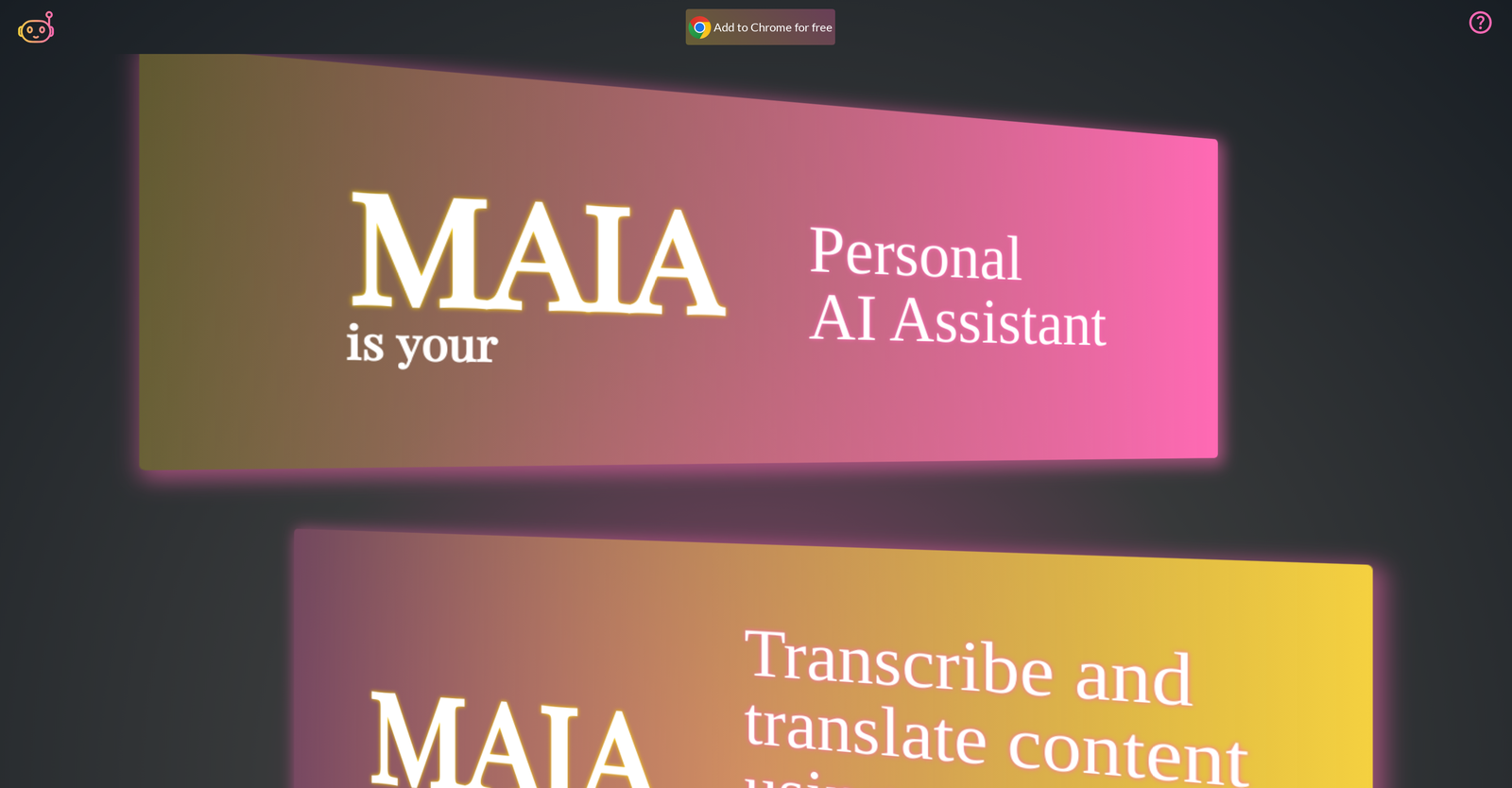 MAIA - My AI Assistant