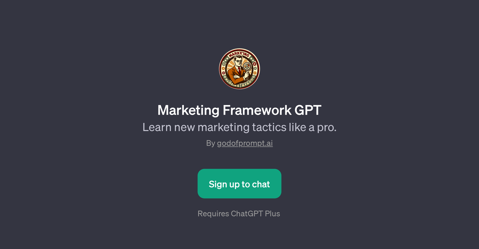 Marketing Framework GPT