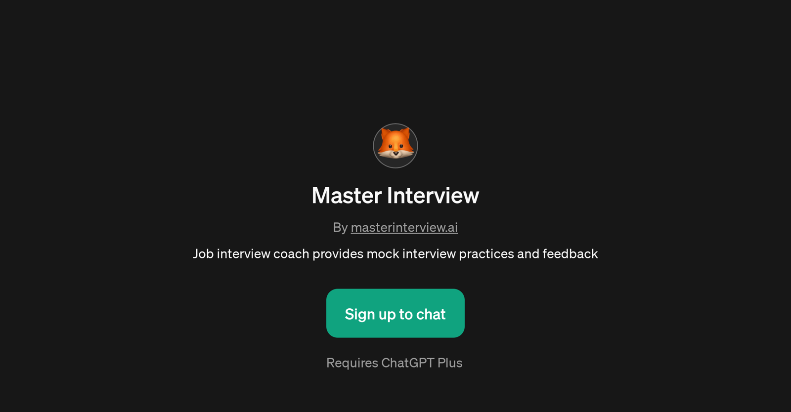 Master Interview