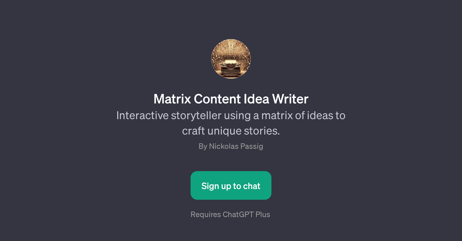 Matrix Content Idea Writer-thumb