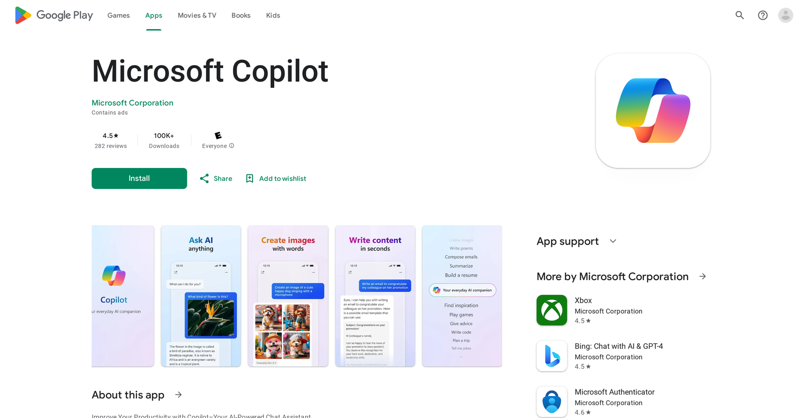 Microsoft Copilot for Android