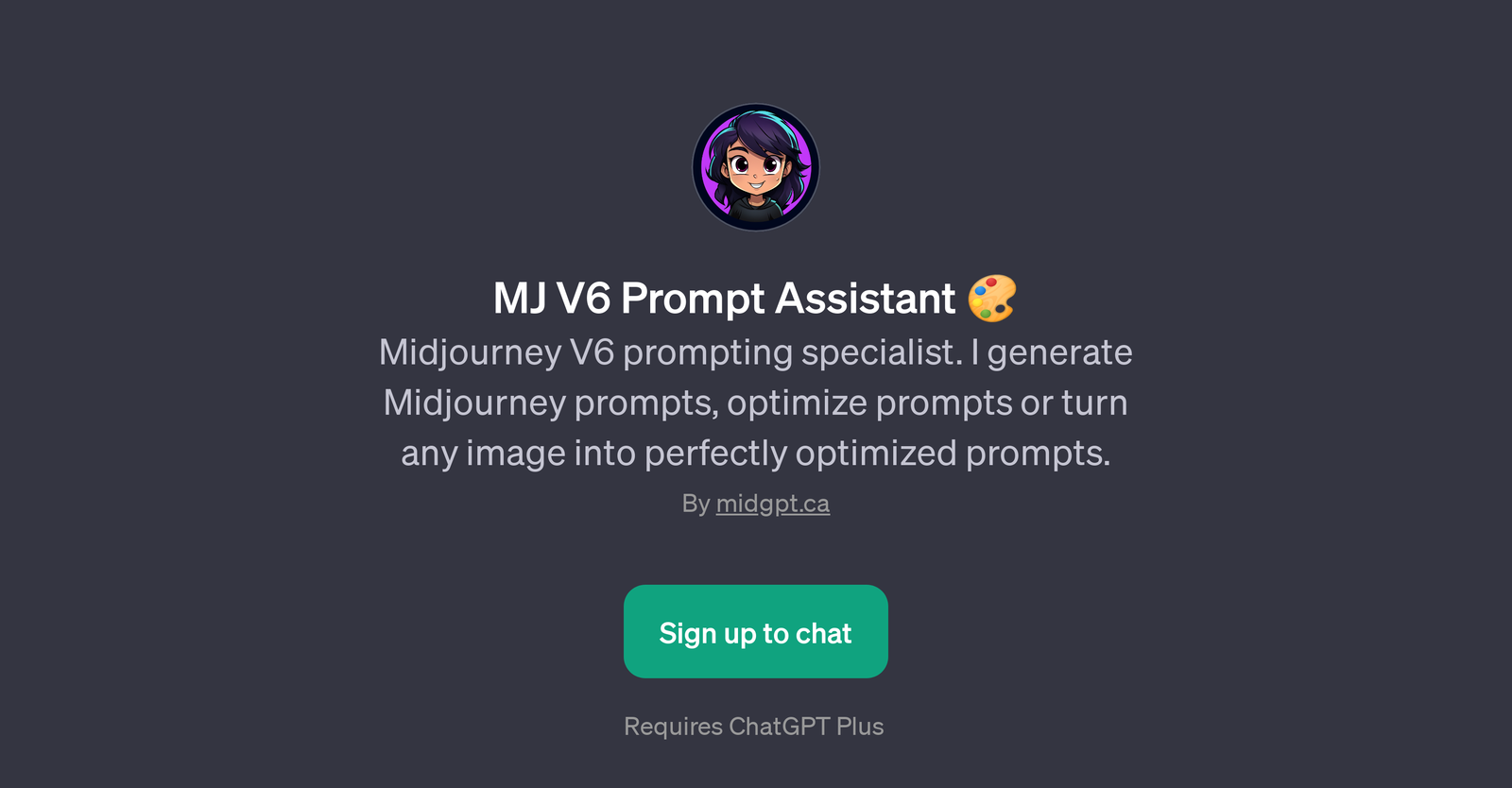 MJ V6 Prompt Assistant