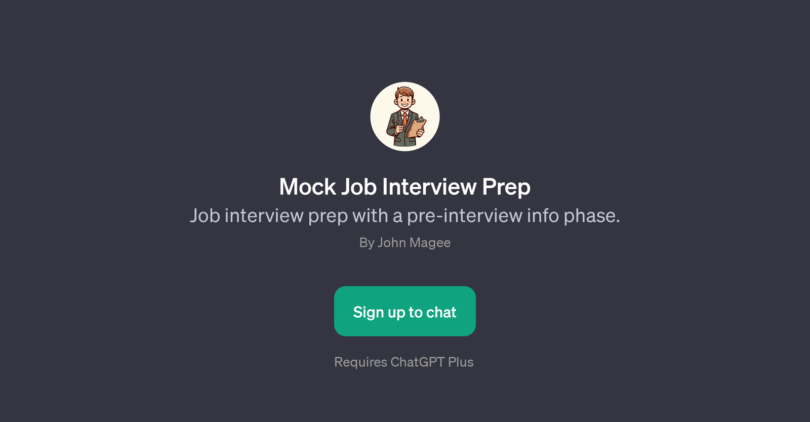 Mock Job Interview Prep