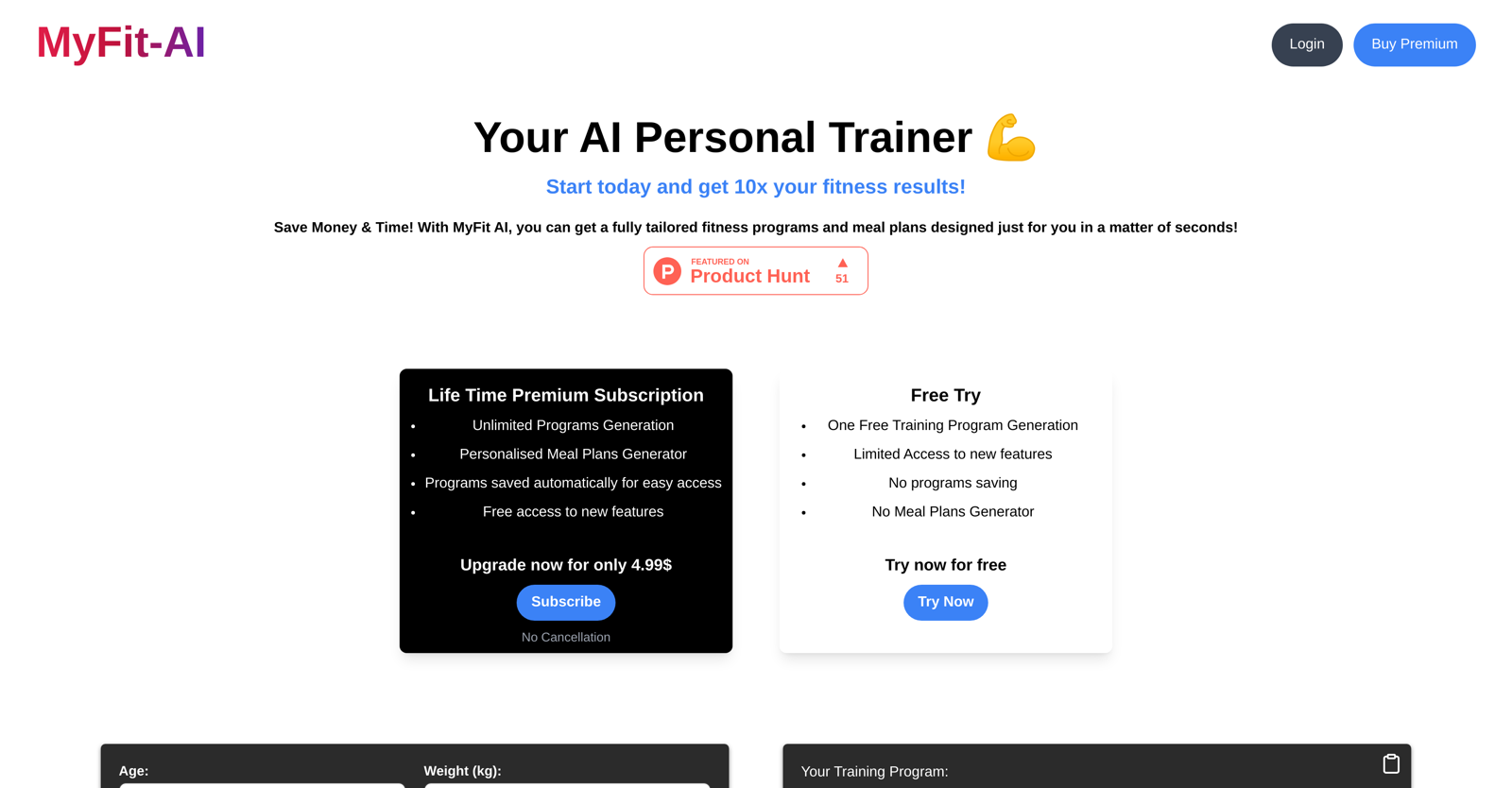 Myfit-AI