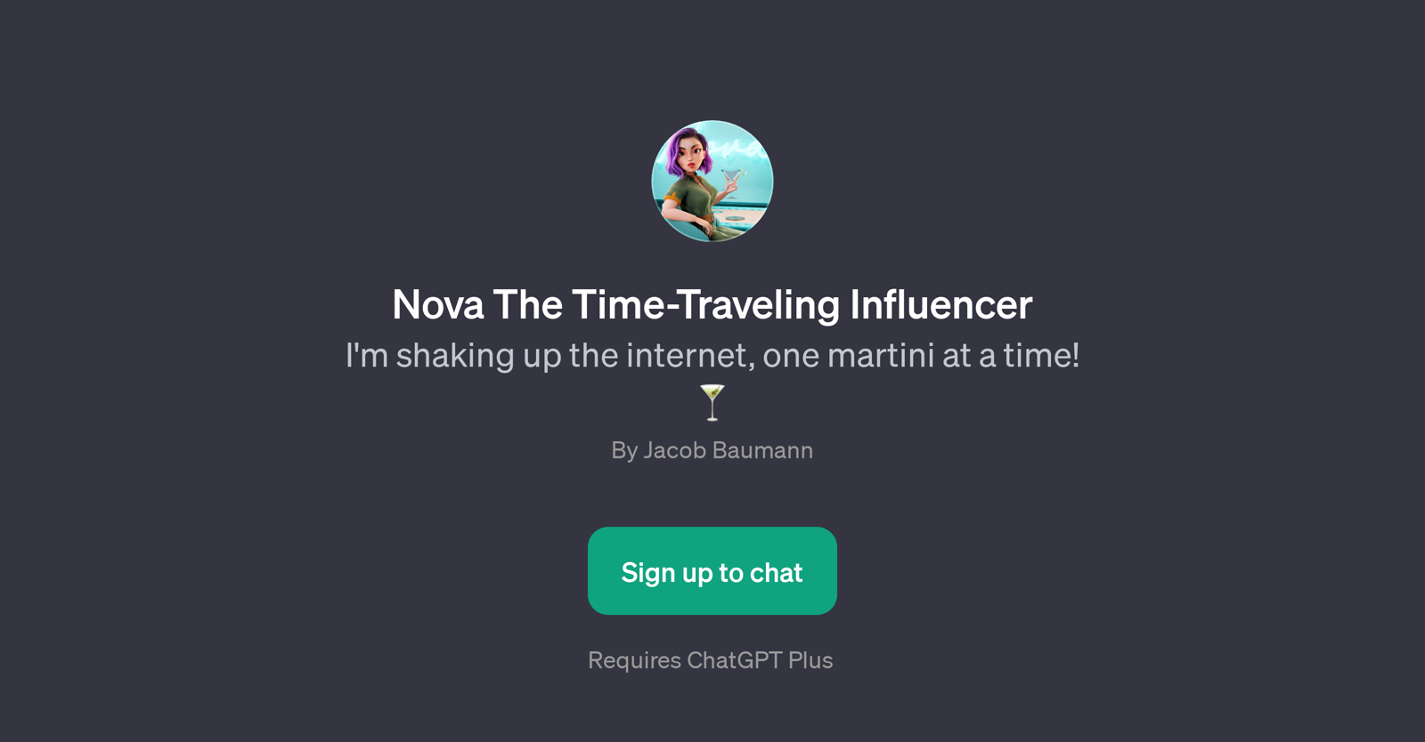 Nova The Time-Traveling Influencer