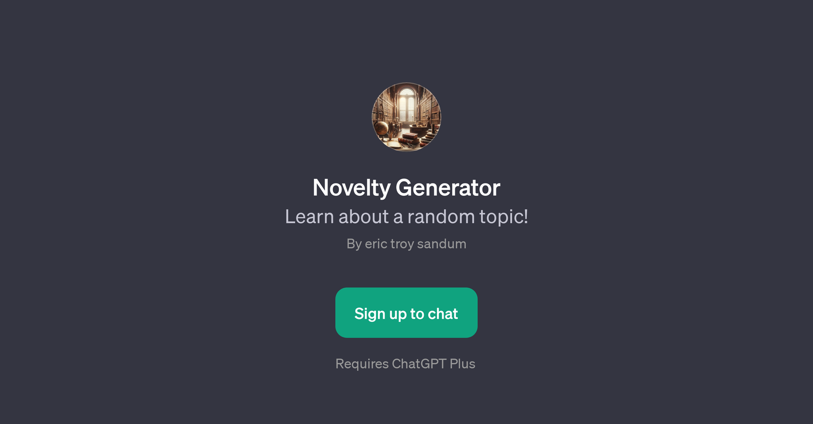 Novelty Generator