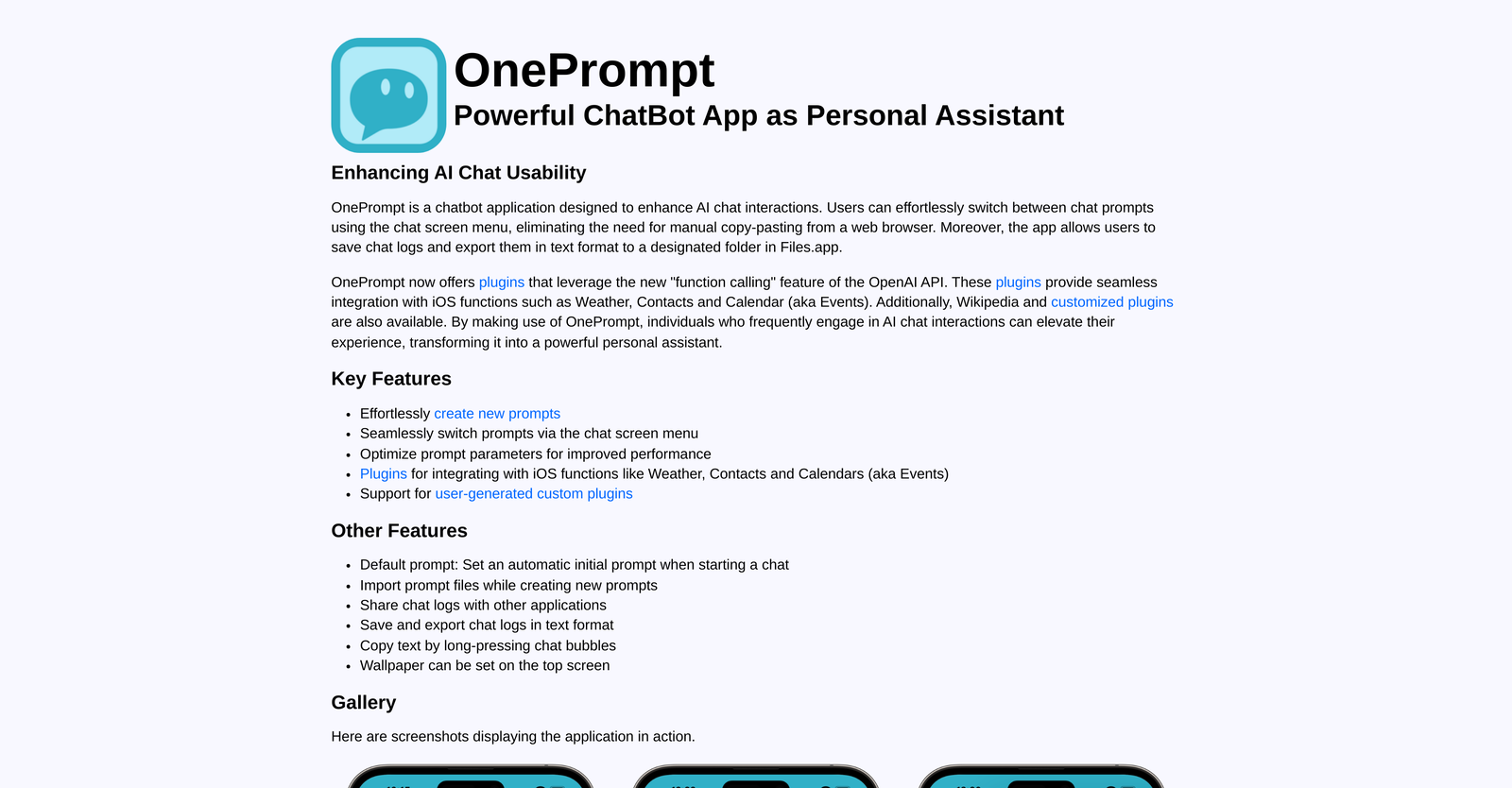 OnePrompt