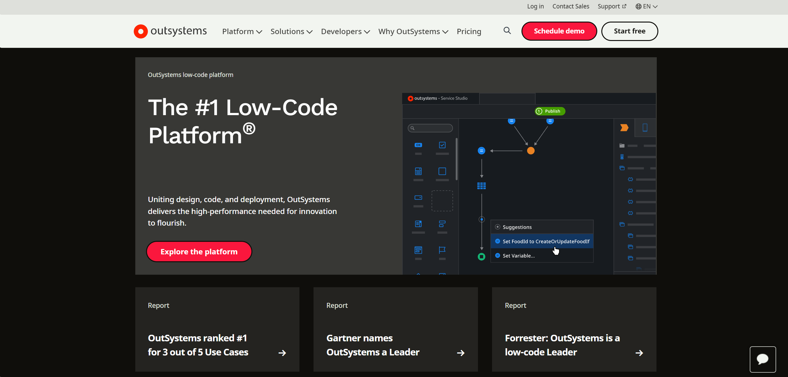 OutSystems featured