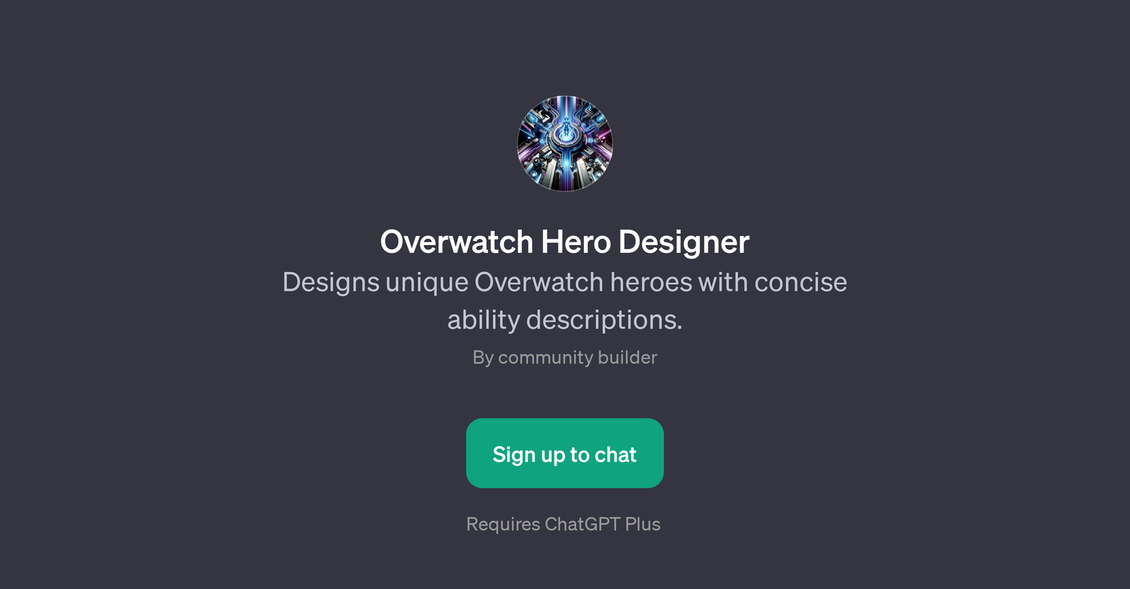 Overwatch Hero Designer