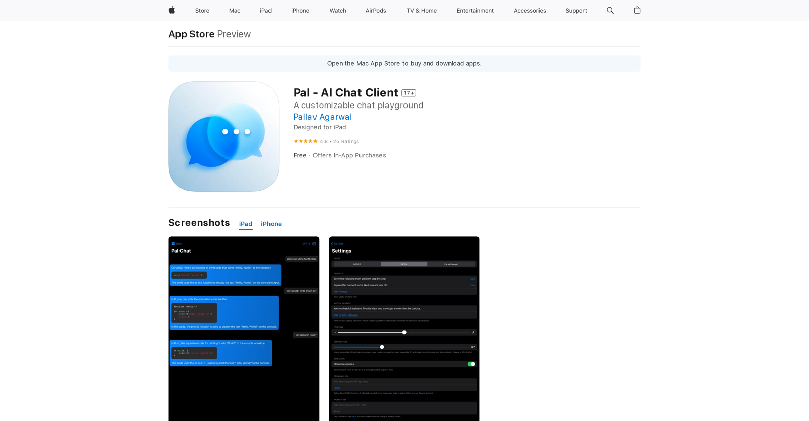 Pal - AI Chat Client