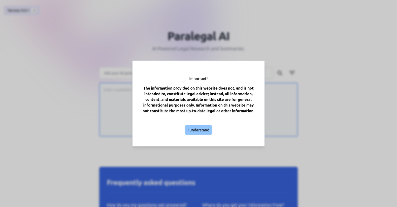 Paralegal AI