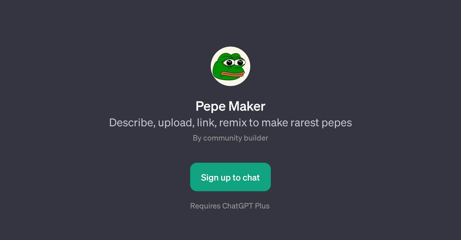 Pepe Maker