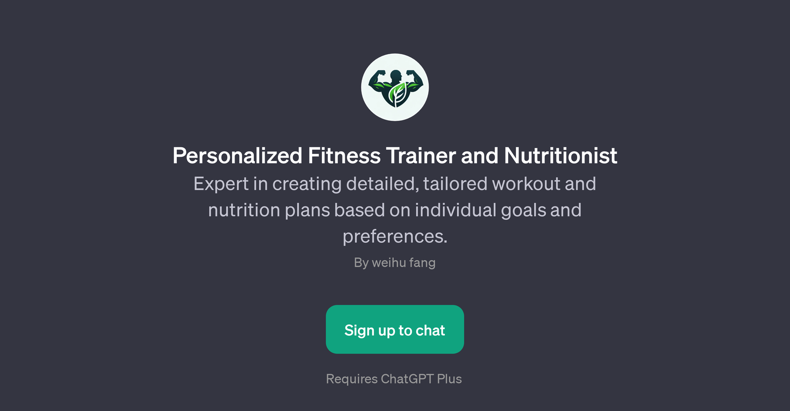 Personalized Fitness Trainer and Nutritionist