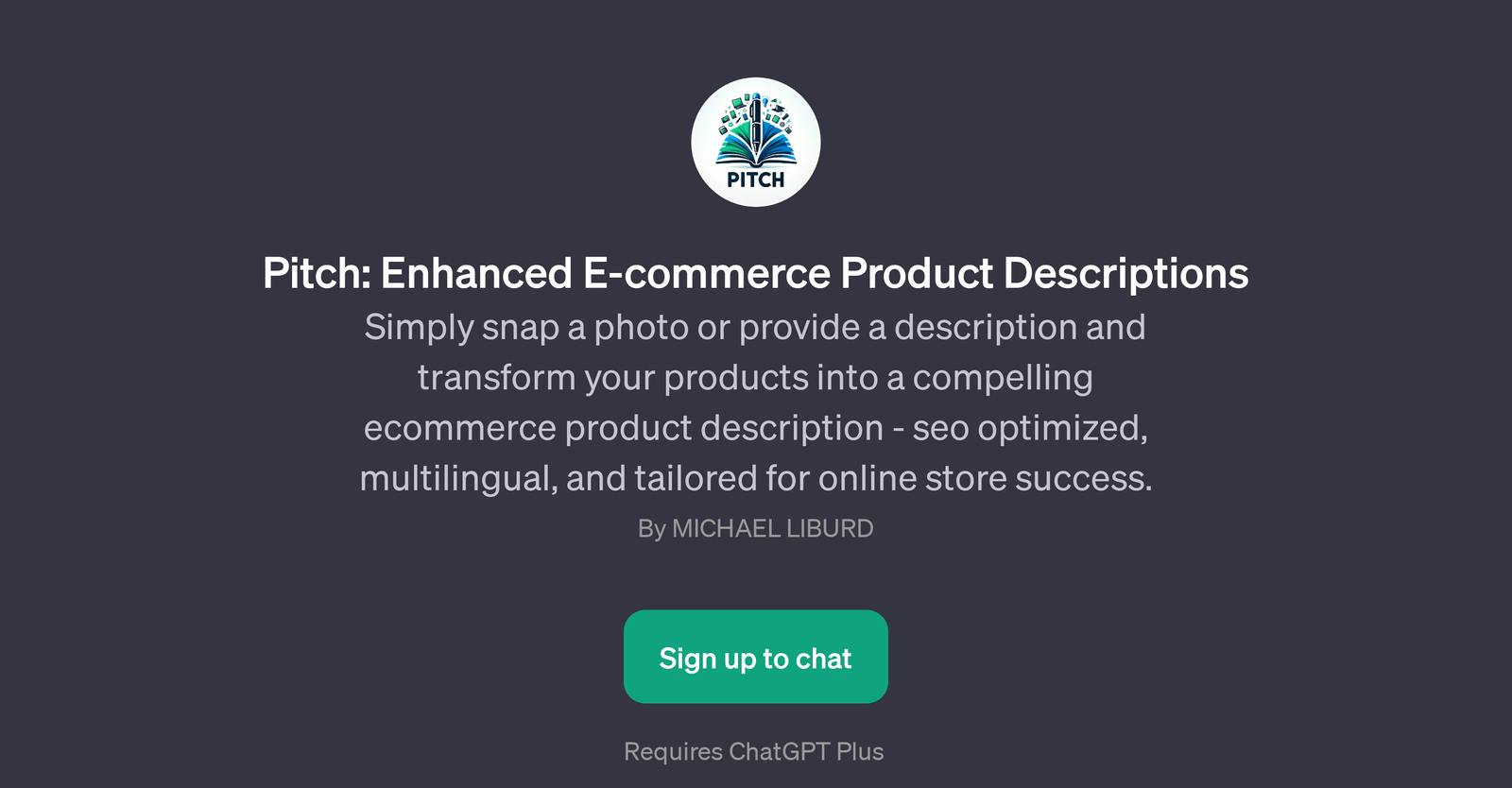 Pitch: Enhanced E-commerce Product Descriptions