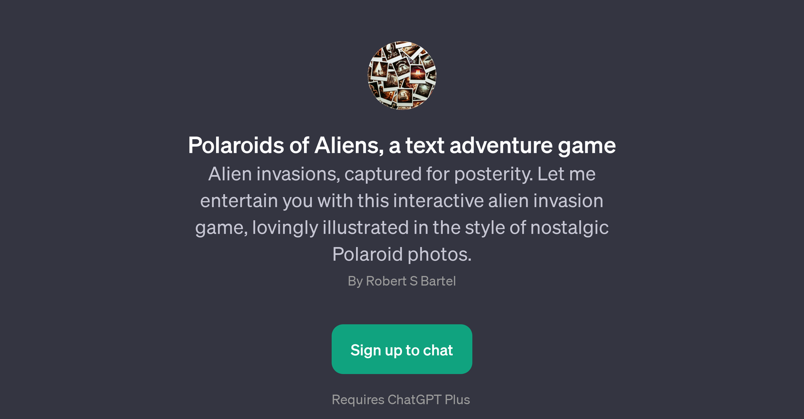 Polaroids of Aliens