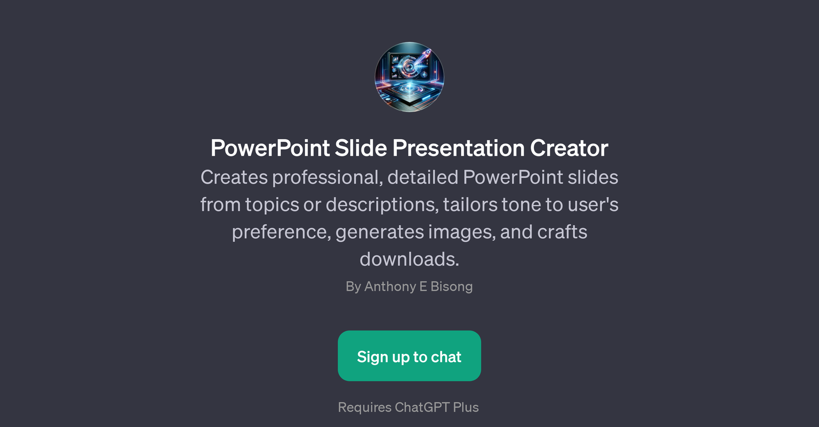 PowerPoint Slide Presentation Creator