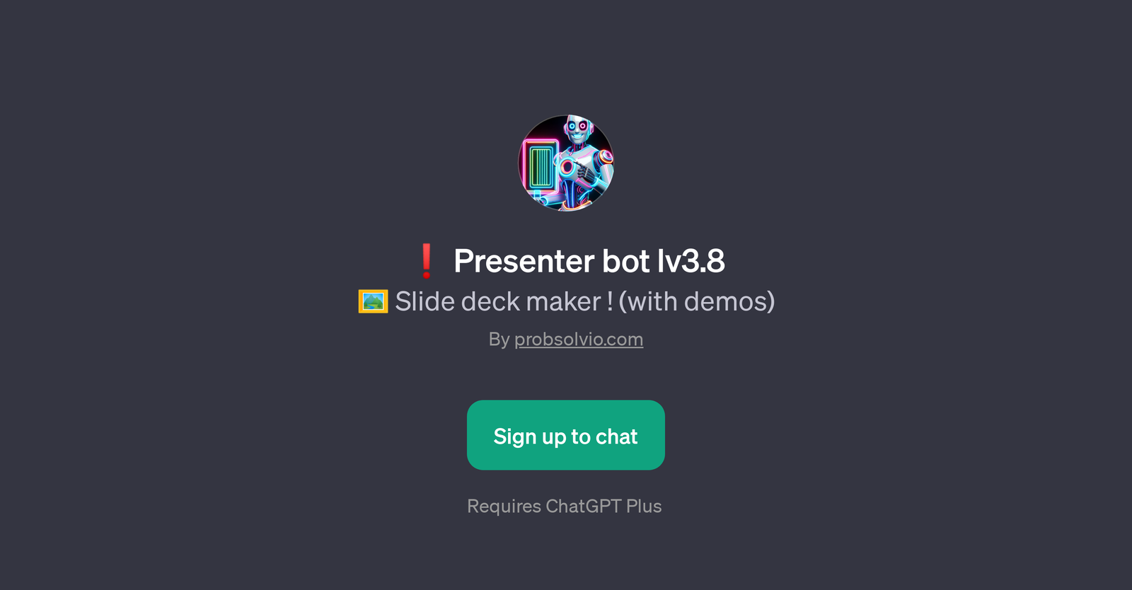 Presenter Bot lv3.8