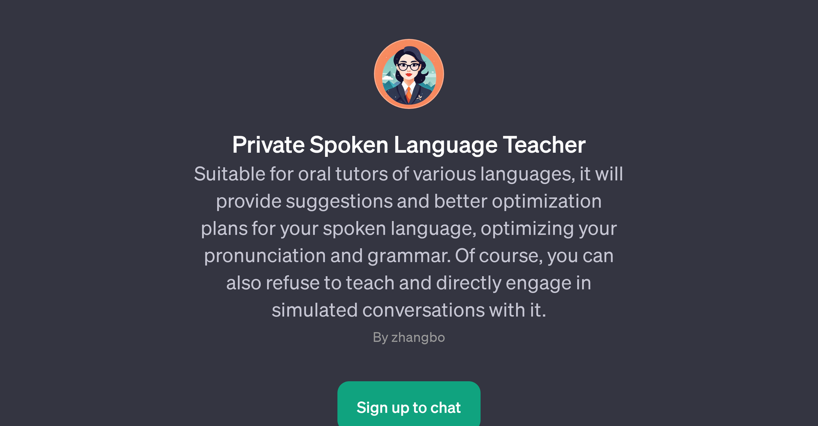 Private Spoken Language Teacher