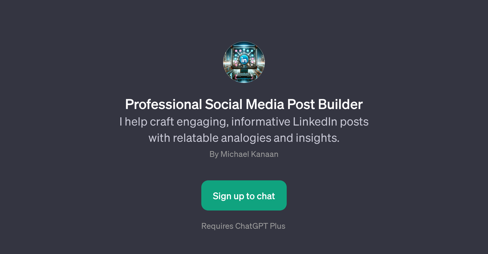 Professional Social Media Post Builder