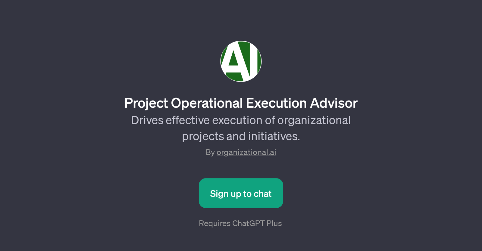 Project Operational Execution Advisor