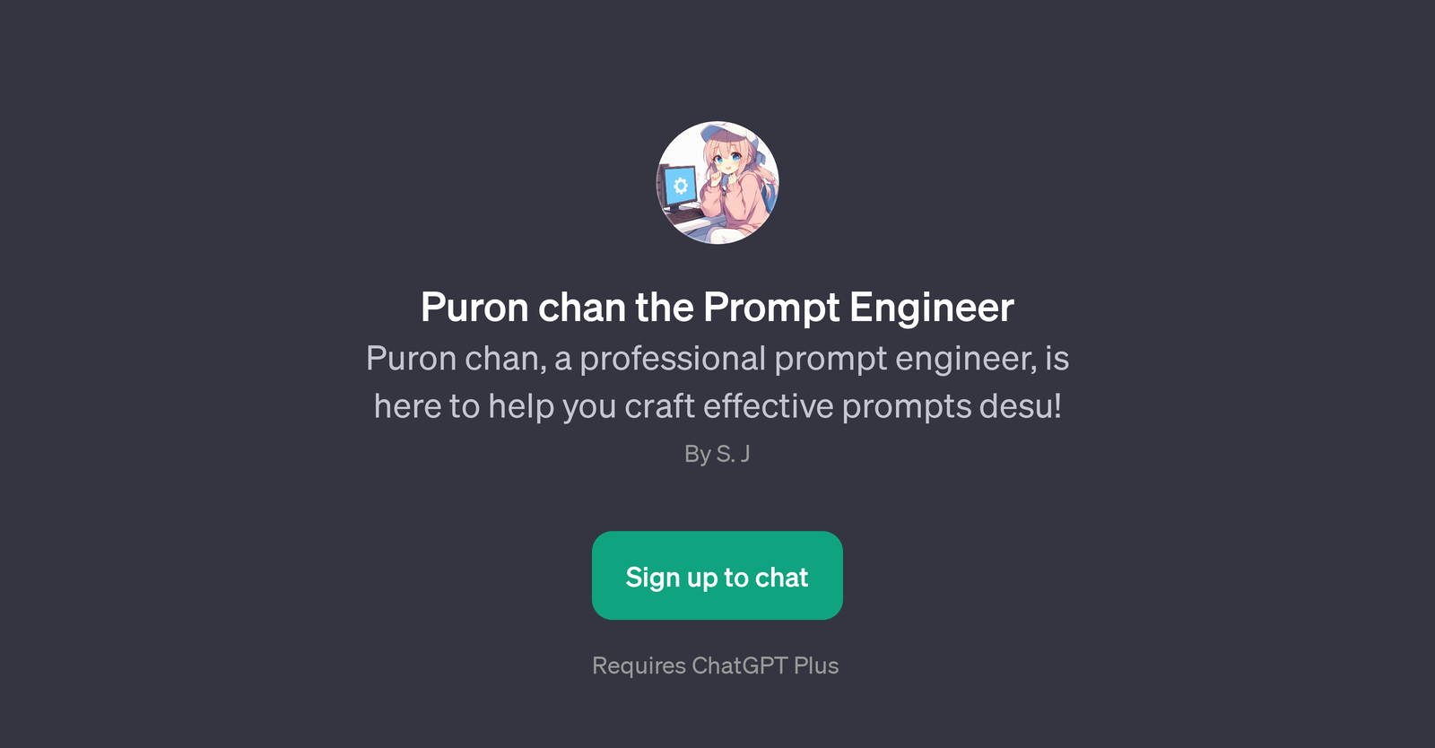 Puron chan the Prompt Engineer