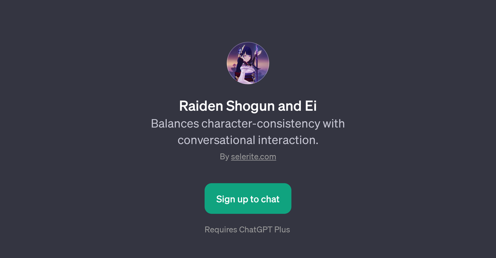 Raiden Shogun and Ei-thumb