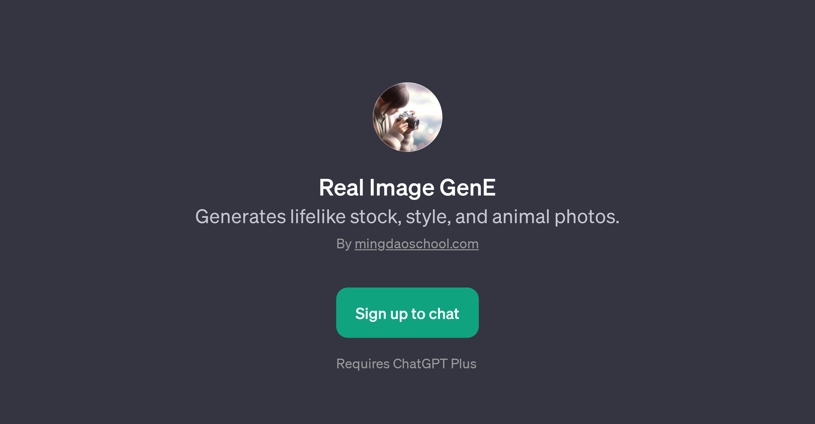 Real Image GenE