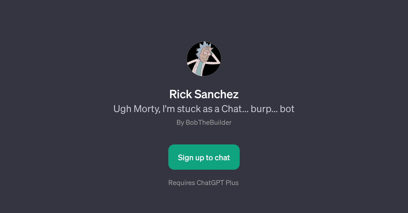 Rick Sanchez GPT