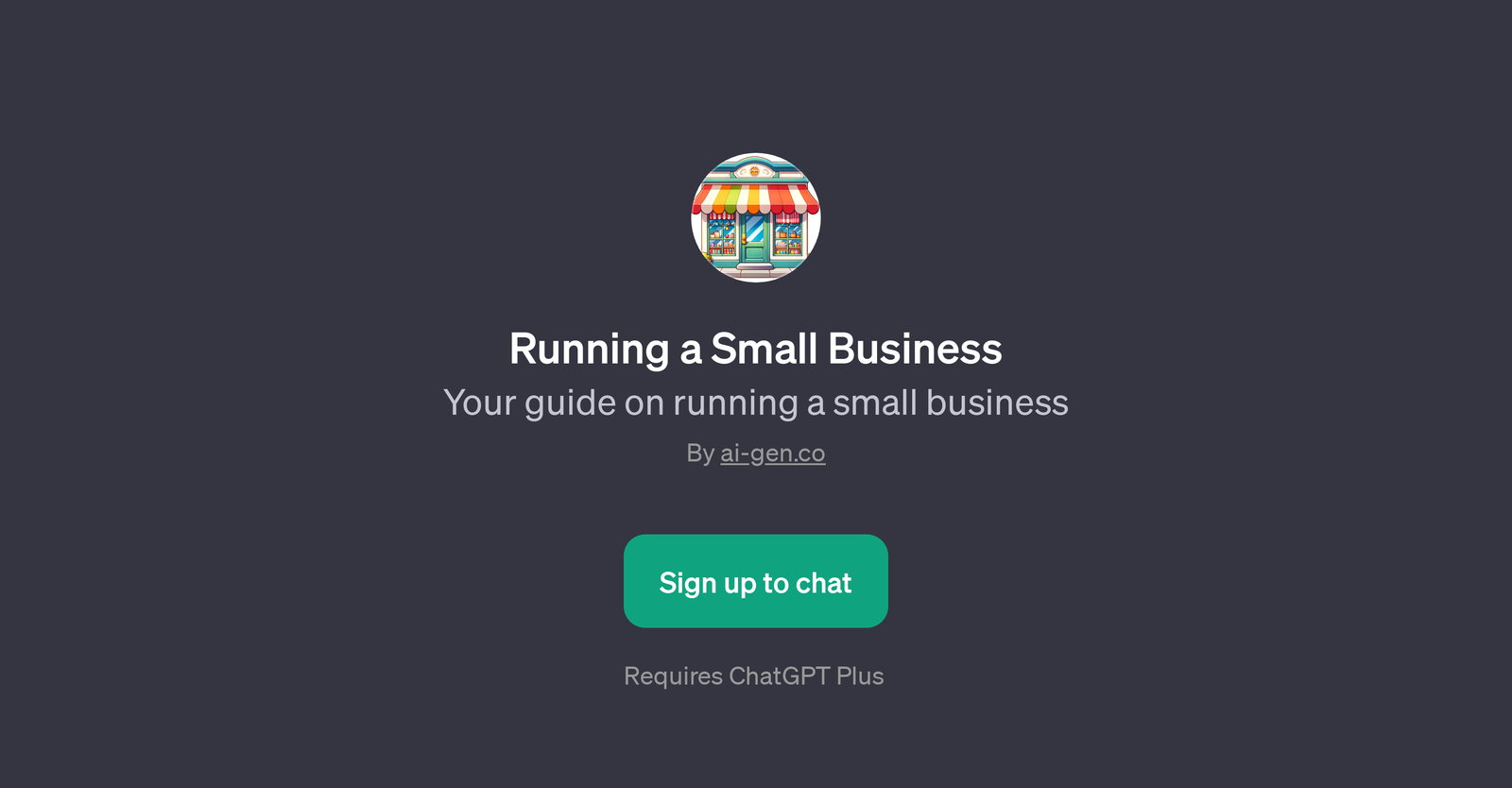 Running a Small Business