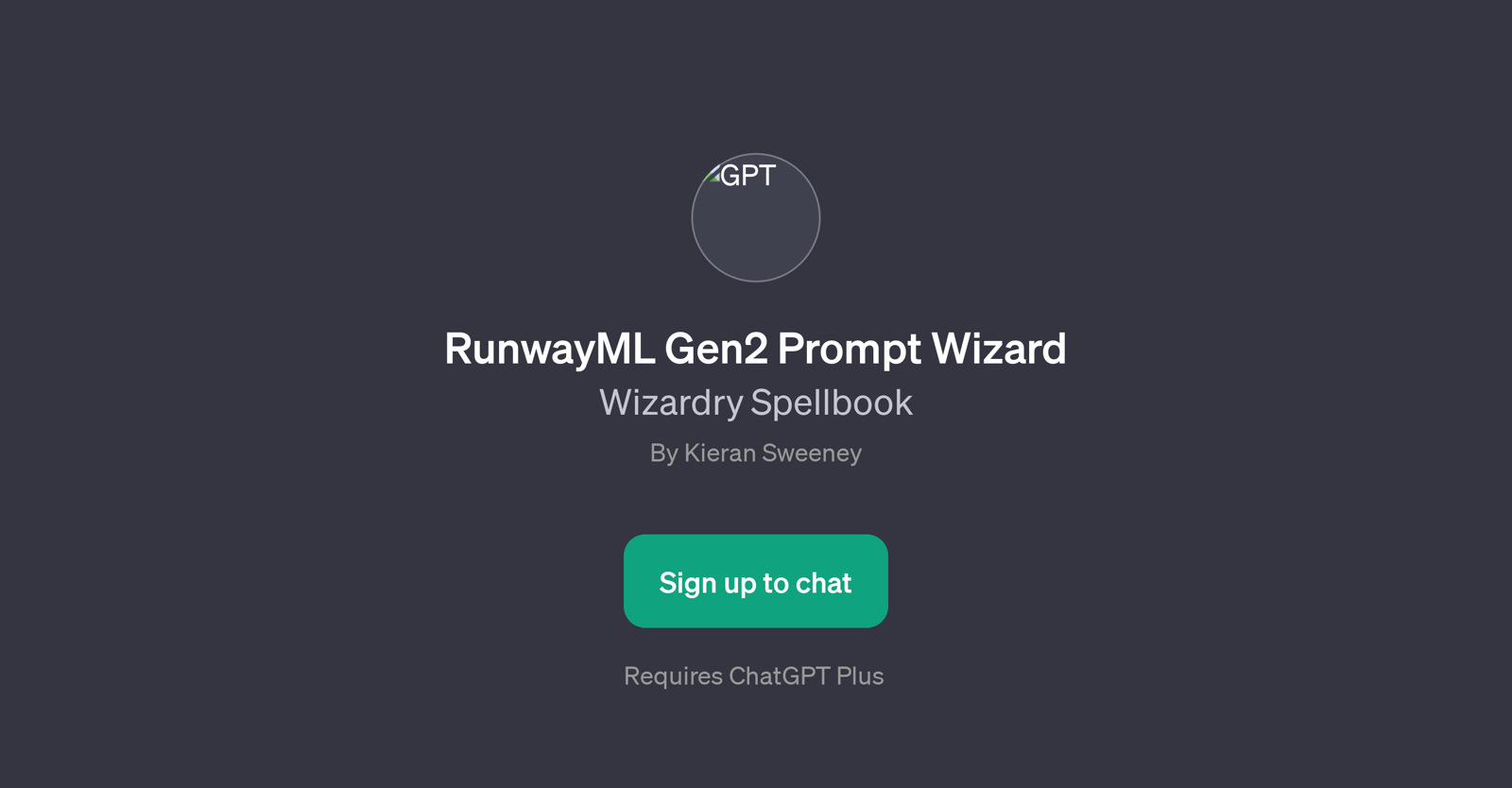 RunwayML Gen2 Prompt Wizard