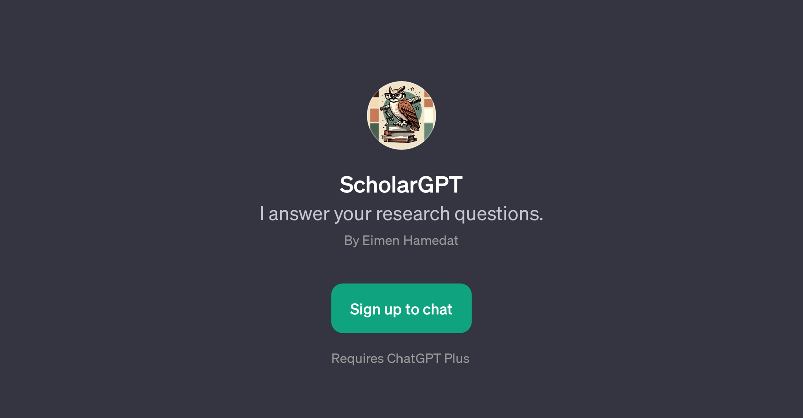 ScholarGPT