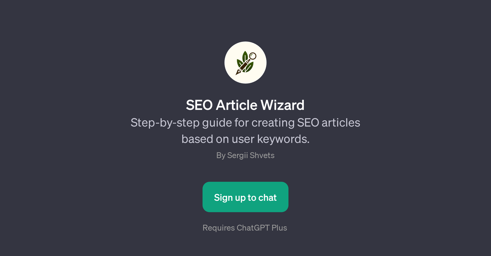 SEO Article Wizard