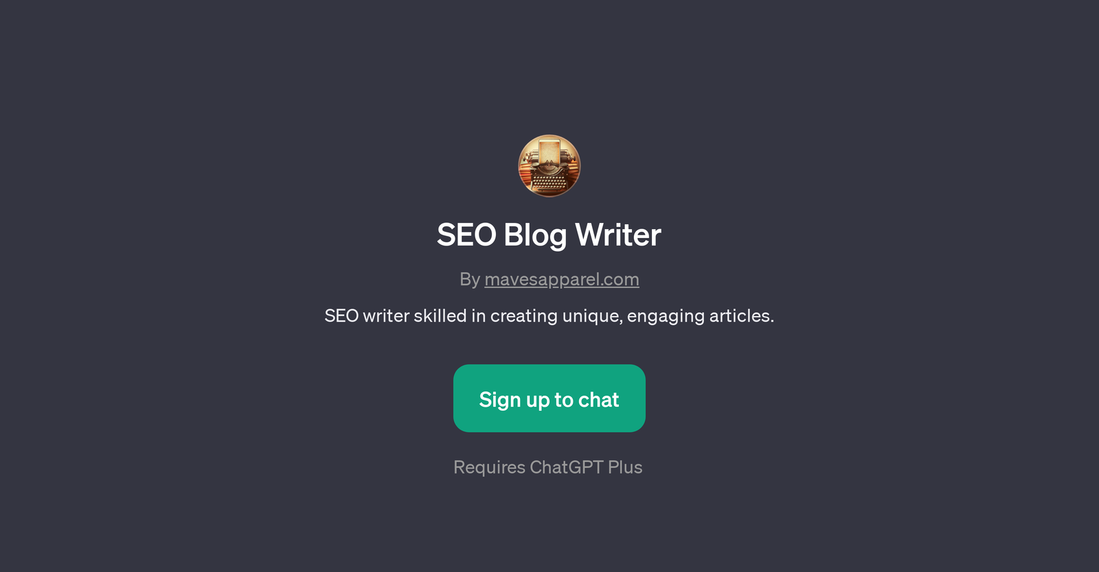 SEO Blog Writer