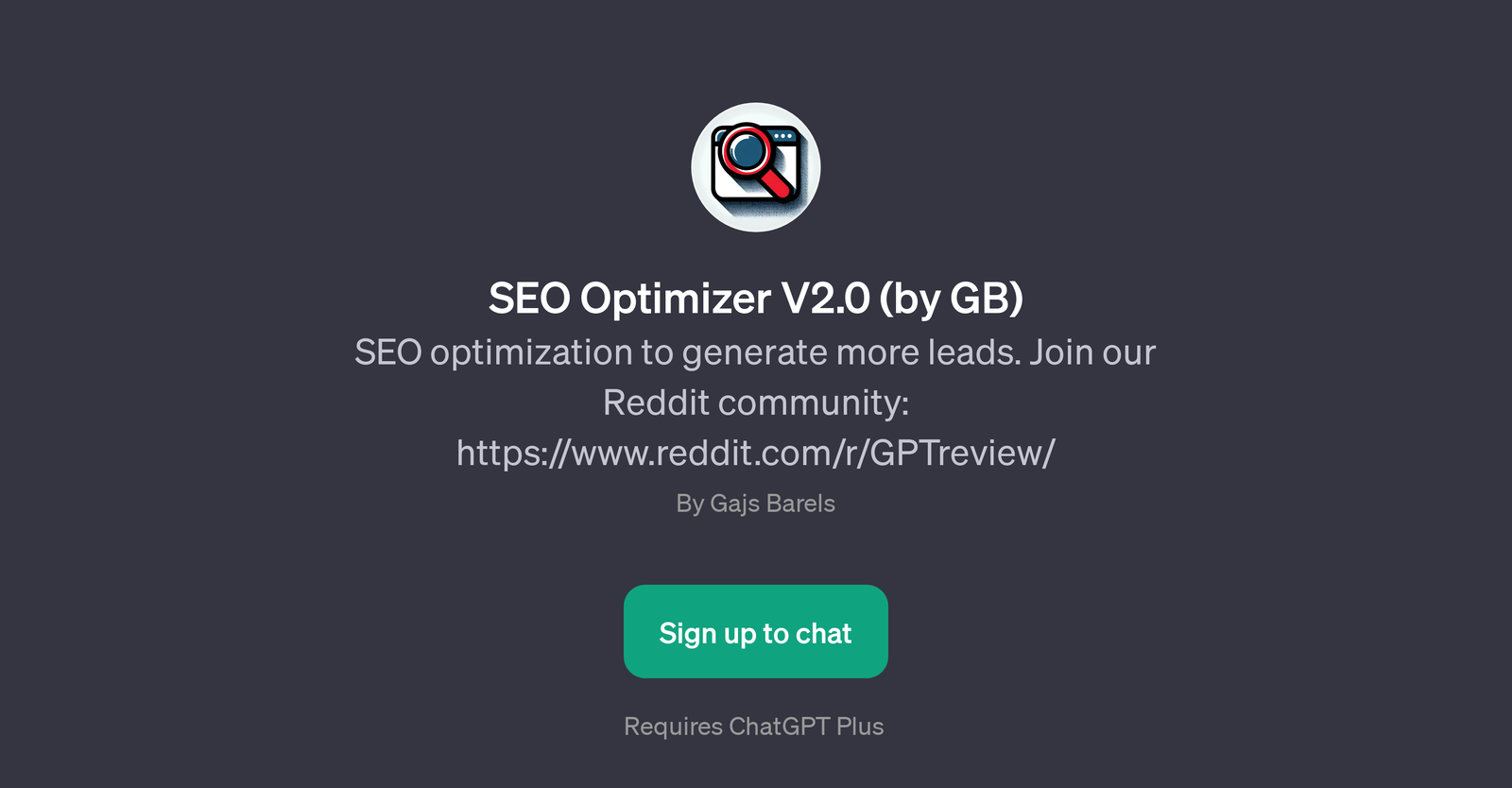 SEO Optimizer V2.0 (by GB)